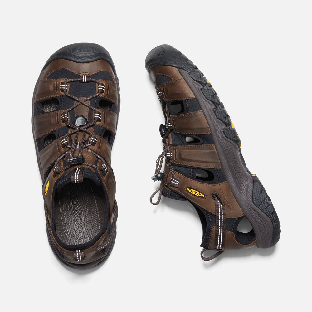 Keen Sandaal Heren Bruin/Zwart - Targhee Iii - 59871-ZFRH